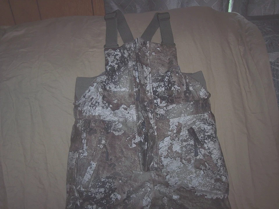 Boys Youth Medium Bib Overalls Kanati Camo Hunting Bibs Waterproof Bib Coveralls - Image 2 of 4