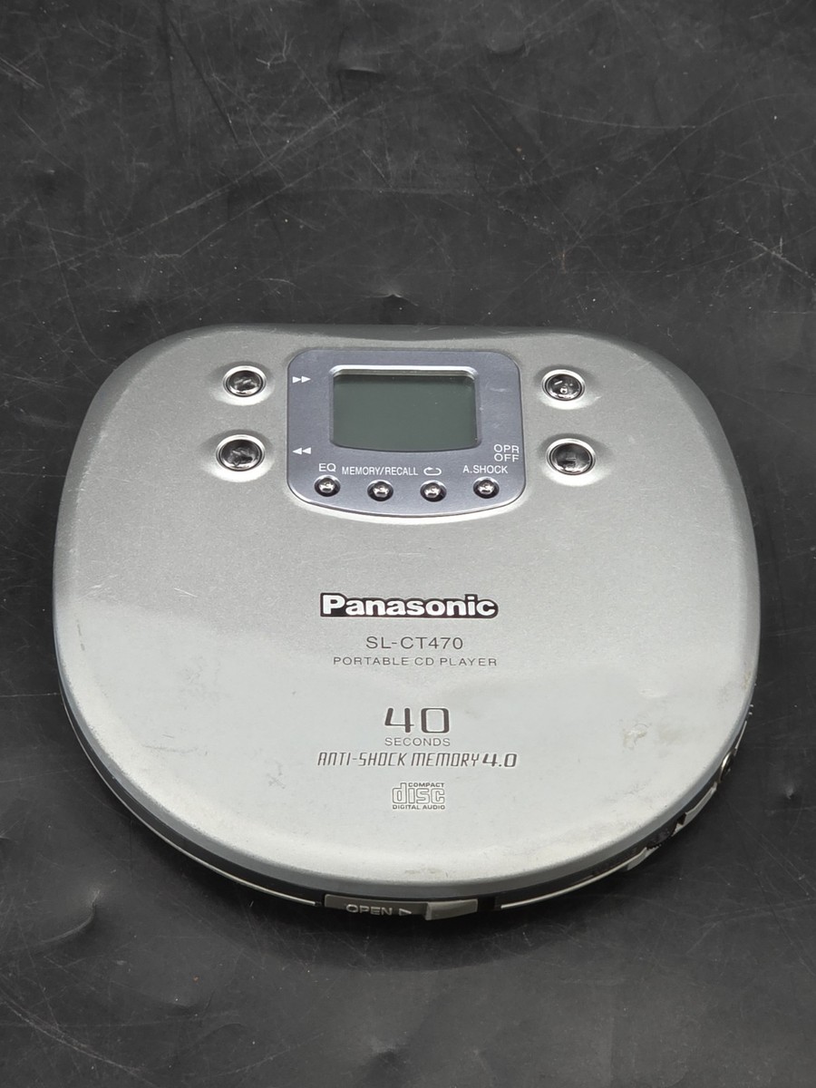 Panasonic SL-CT470 Super Slim Personal Portable CD Player Gray | eBay