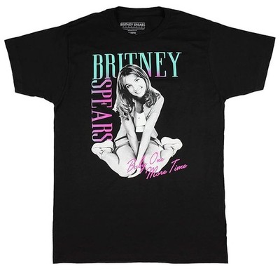 Britney Spears Baby One More Time Black T-Shirt New