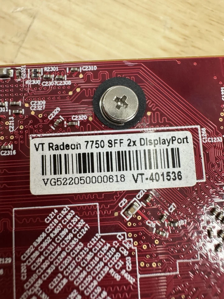 VisionTek AMD Radeon 7750 SFF 2GB DDR3 PCIe Graphic Card P/N: VT-401536 - Image 3 of 4