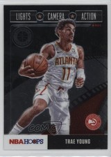 2019-20 Panini NBA Hoops Premium Stock Lights Camera Action Trae Young #22 uk2