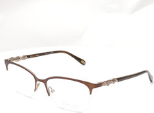 Safilo Emozioni EM 4412 YZ4 Matte Brown Mauve Eyeglasses Frames 52-17-135