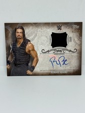 2016 Topps WWE Undisputed Roman Reigns Patch Autograph /99
