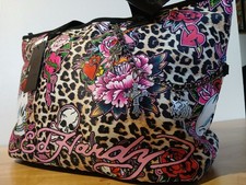 NWT ED HARDY MEDIUM TOTE RETAILS AT 69 BRAND NEW READY FOR SUMMER EH/T2