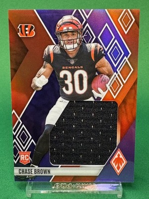 2023 Phoenix #RJM-CB Chase Brown RC Jumbo Memorabilia Purple #/75