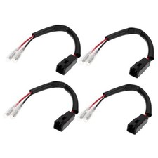 4Pcs Motorcycles LED Turn Signal Lights Adapter 12V Indicator Adapter Cable