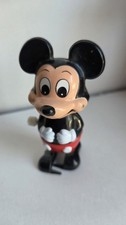 Mickey Mouse Walking Wind Up Vintage Toy 3.5 Inches Tall