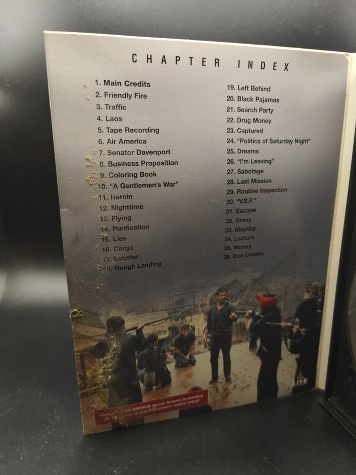 Air America DVD Full/Widescreen 1990 Mel Gibson, Robert Downey Jr, Nancy Travis - Image 4 of 4