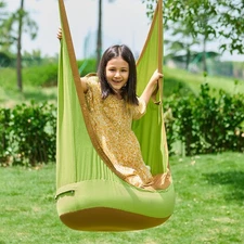CO-Z Upgraded Kids Hanging Pod Swing Chair with Inflatable Cushion, Child Hangin