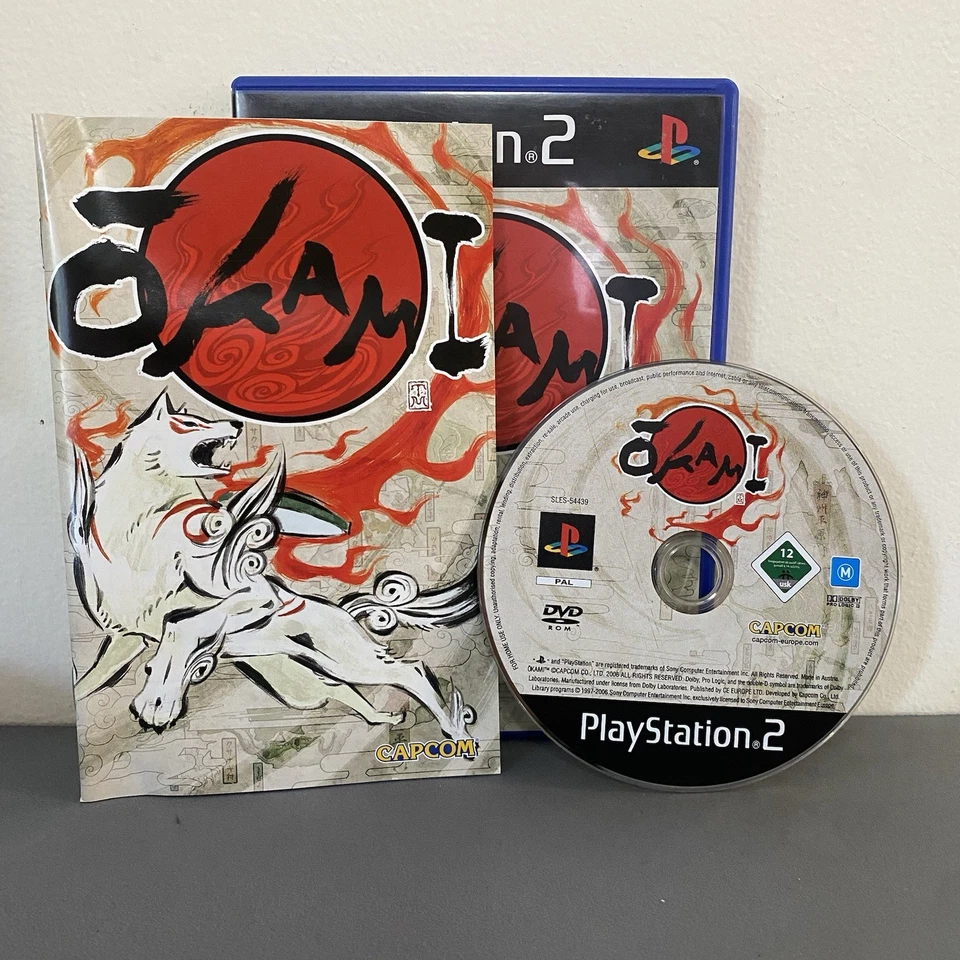 Okami Sony PS2 PlayStation 2 Game Complete With Manual PAL 2006 Capcom - image 4 of 4