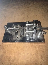 Morse Code Key Telegraph Apparatus Paddle ham Radio Speed bug NOT Vibroplex