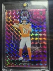 2024 Panini Mosaic - Rookies Bo Nix #312 Camo Pink Mosaic Prizm (RC)