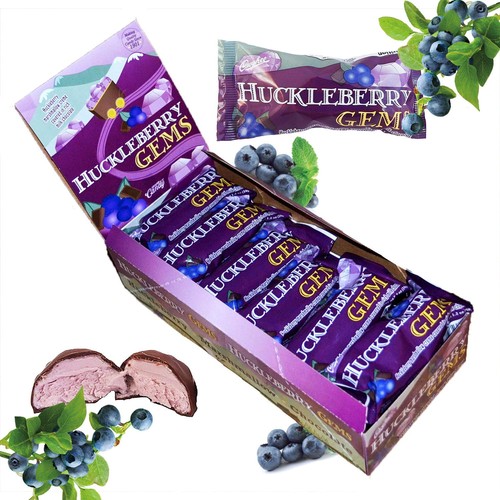 Barras de caramelo de chocolate Owyhee Idaho Huckleberry Gems - 18 quilates - Imagen 3 de 6
