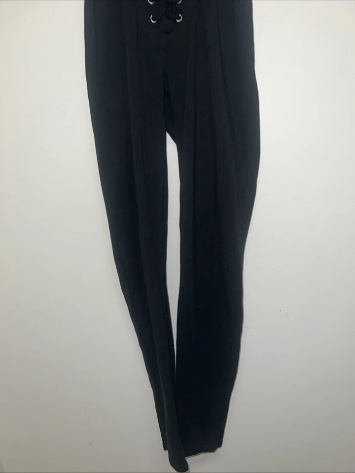 NSF Women's Maren Black Corset Leggings Goth Modern Preppy Chic Renaissance Sz S - Изображение 4 из 4