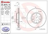 2X Bremsscheibe Vorne Brembo 09B27210 FÜR Mazda Bremsscheiben Scheibenbremse