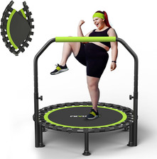 Foldable Mini Trampoline, 40"/48" Rebounder Trampoline for Adults  Kids, 450Lbs