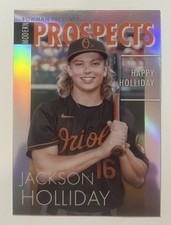 2023 Bowman Chrome Modern Prospects Jackson Holiday #MP-4 Orioles Refractor RC