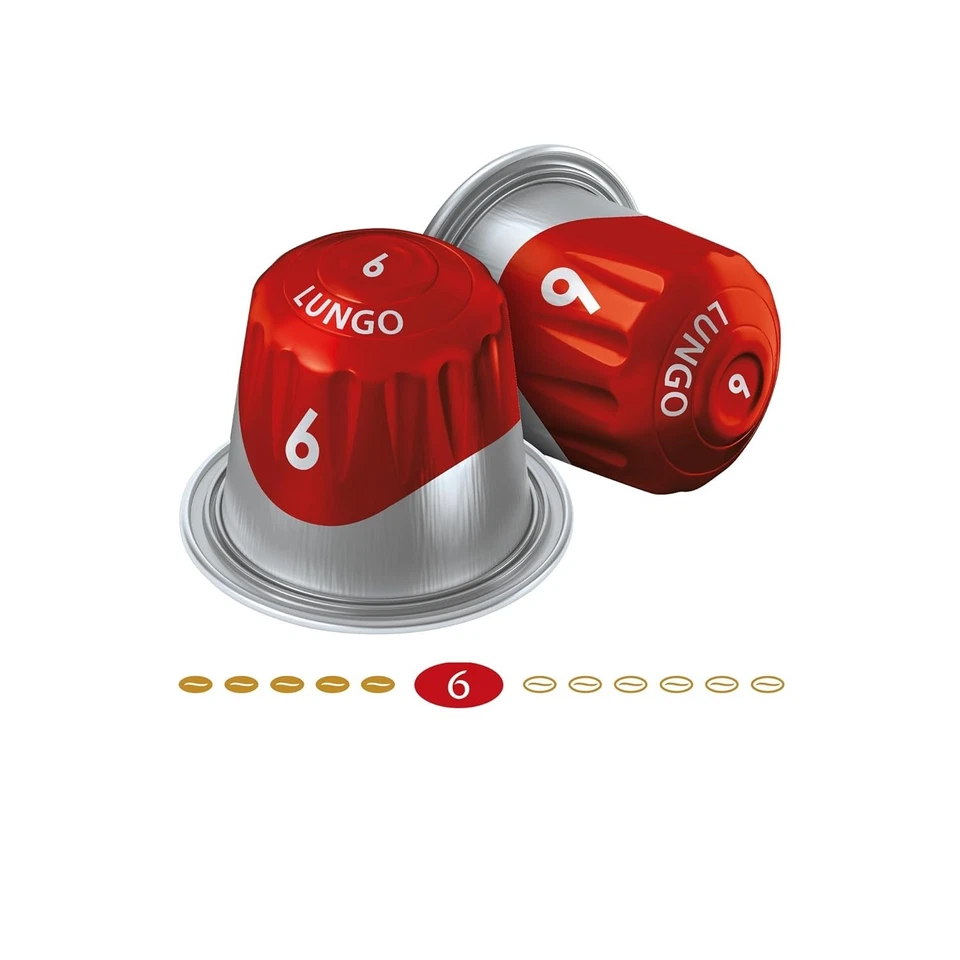 Jacobs Lungo Classico Coffee Capsules, Intensity 6/12, 10 x 20 Drinks Nespresso - Bild 3 von 4