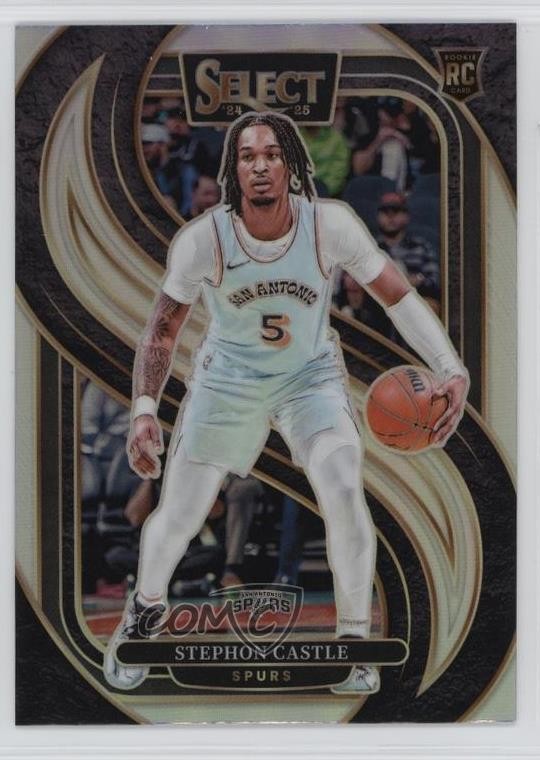2024-25 Panini Select Premier Level Silver Prizm Stephon Castle #175 1sq1