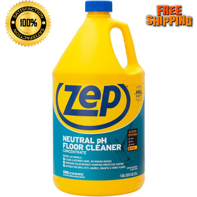 #ad Zep Neutral PH Industrial Floor Cleaner 1 Gallon ZUNEUT128 Concentrated Pr $20.20