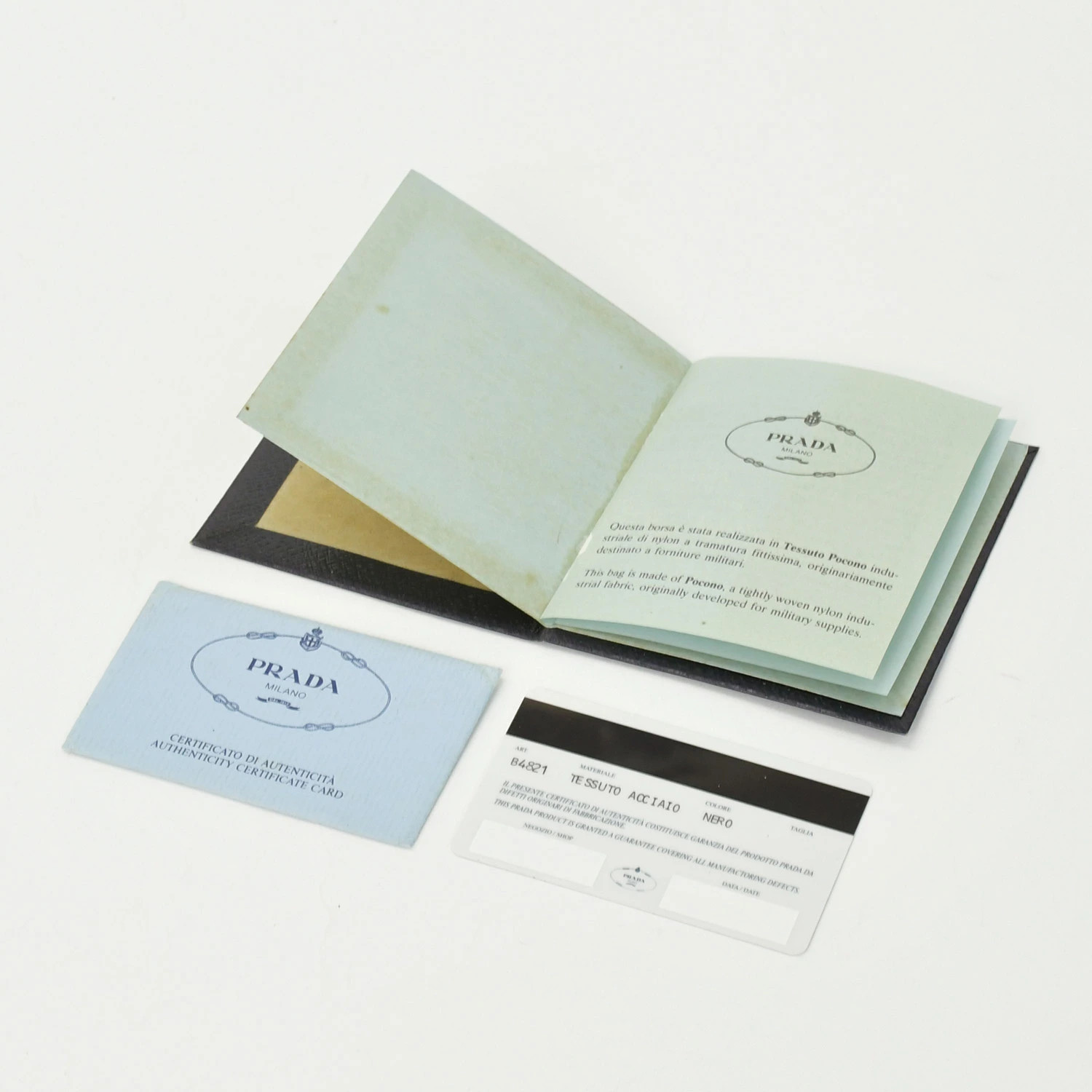 PRADA Chain Backpack Mini Triangle Logo Tessuto L… - image 16