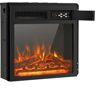 #ad Electric Fireplace Insert 18 Inch Recessed Freestanding Fireplace Heater with 7 $94.99