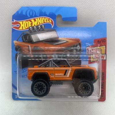 Hot Wheels Custom Ford Bronco HW Then And Now 6/10 orange Diecast 1:64