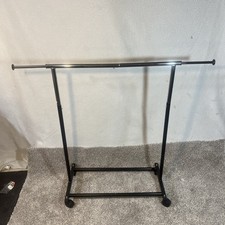 Clothing Rack, 41  Inch Heavy Duty Clothes Rack Rolling Garment Rack with W...