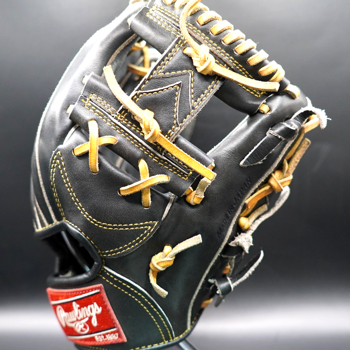 Rawlings Pro Preferred 11.5 RHT Infielder Glove Kip Leather Black