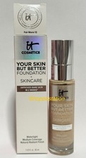 IT Cosmetics Your Skin But Better Foundation Skincare Shade FAIR WARM 12