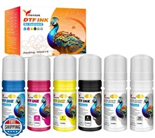 Yitentek Auto-Fill DTF Ink No Sediment DTF Transfer Ink for Epson ET-8550/ET-