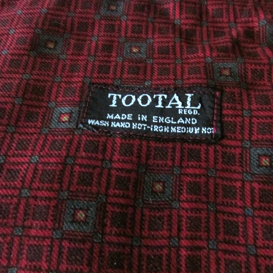 Vintage Tootal  fringed men`s scarf ,, great condition - Image 2 of 3