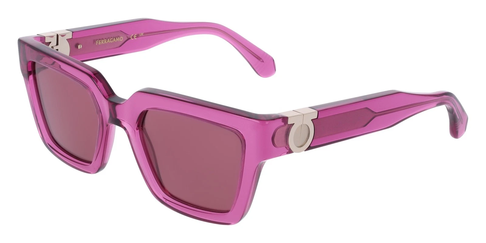 Ferragamo — Ferragamo Sunglasses SF2066S Clear cyclamen 52/21/140 Women