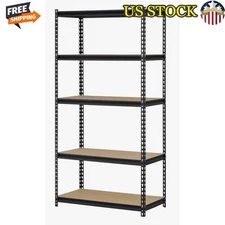 Adjustable Heavy Duty Steel Shelving Unit 5 Tier Storage Rack 4000 lbs Capacity