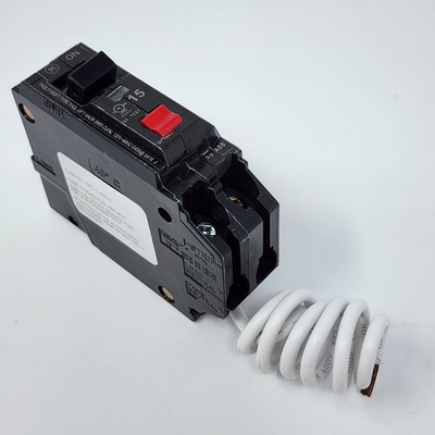 #ad GE 15 Amp Single Pole Ground Fault Breaker Self Test GFCI THQL1115GFT UNTESTED $18.99