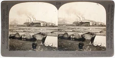 Keystone Stereoview Lumber Mill, Port Blakely, WA from 1910’s Education Set #216