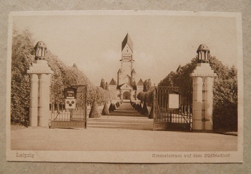 Leipzig Krematorium Südfriedhof 1929