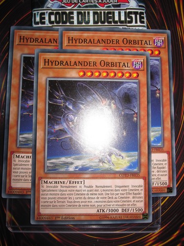 YU-GI-OH! COM HYDRALANDER ORBITAL X3 (PLAYSET) COTD-FR035 NEUF EDITION 1 - Photo 1/1