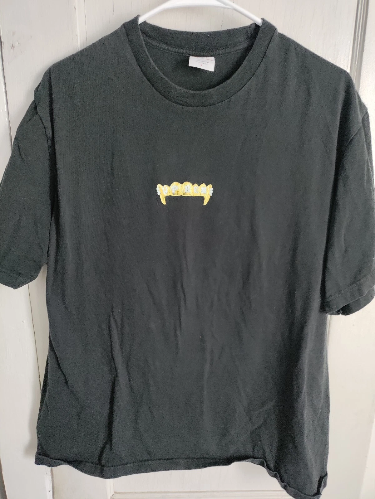 SS19 Supreme T Shirt Or Grilles Bijoux Taille Grand Noir