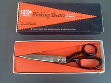 Dritz 9" Pinking Shears 363, original box, made in Brazil.