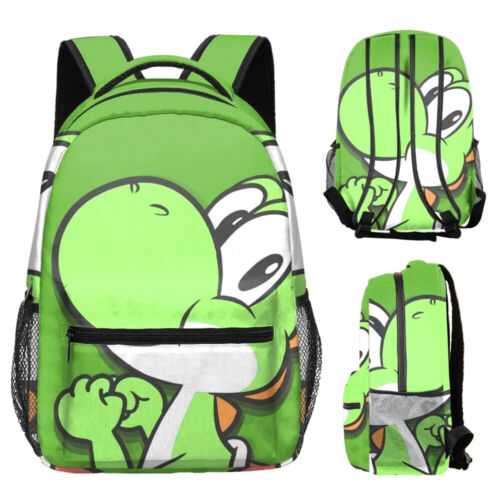 Yoshi dinosauro studente borsa libro quaderno zaini stampa 3D zaini Oxford - Foto 19 di 29