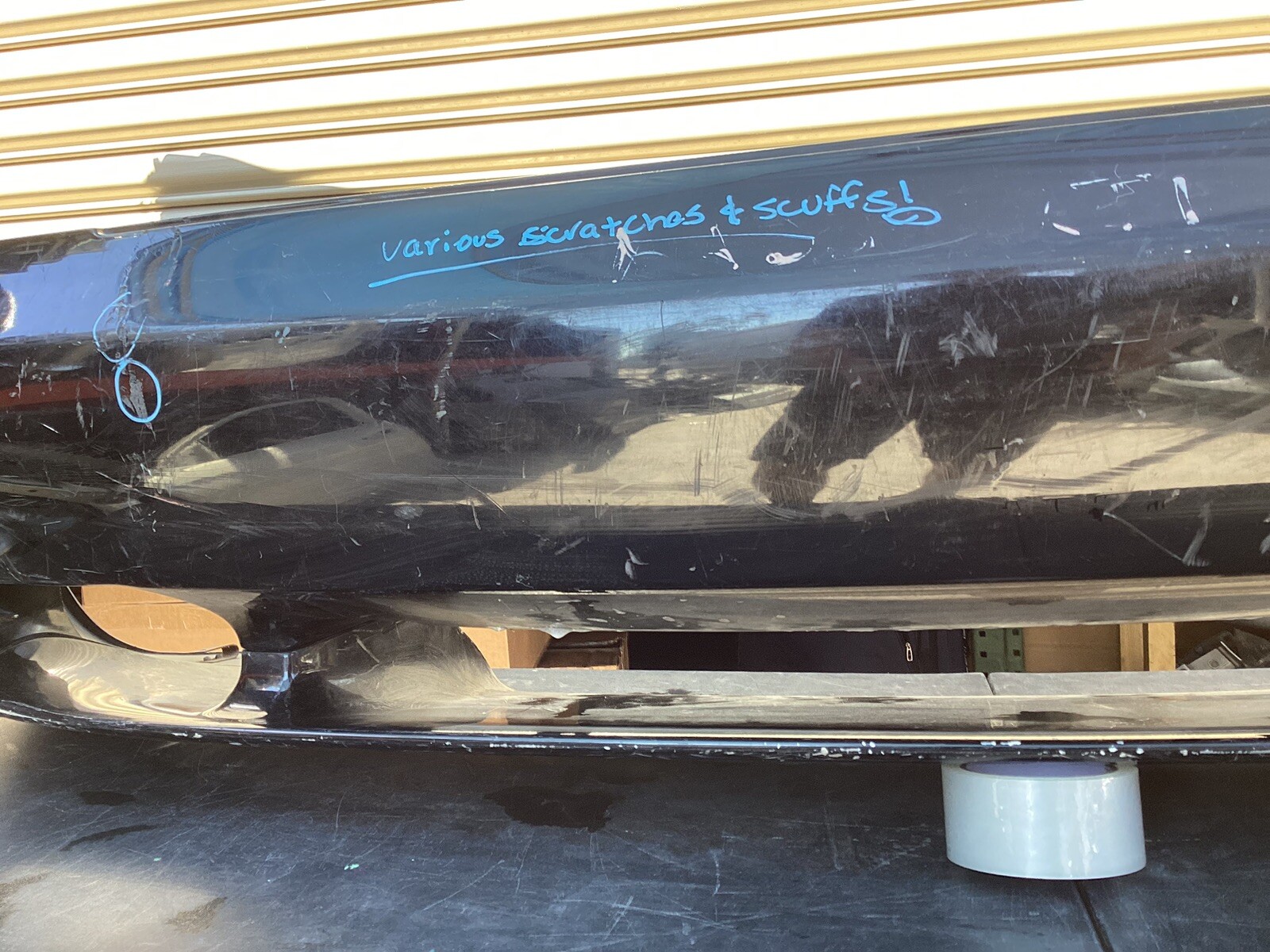 2002 2003 2004 2005 MASERATI QUATTROPORTE REAR BUMPER COVER OEM