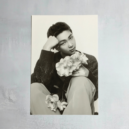BTS 2024 POP-UP : Monochrome Mini Photocard Printed Photo Visitors only - RM - Picture 9 of 32