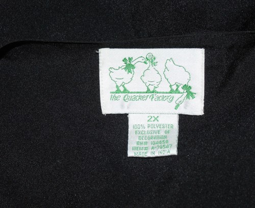 Quacker Factory Sz 2X Sequin LUCKY IRISH Vest Waistcoat Gillet Jacket - Picture 2 of 9