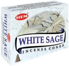 White sage cones pack of 12 ,10 cones Each Total 120 cones