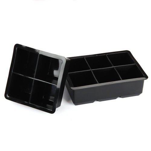 Grande macchina per cubetti di ghiaccio grande vassoio quadrato cubo stampi silicone palla whisky cocktail - Foto 7 di 14