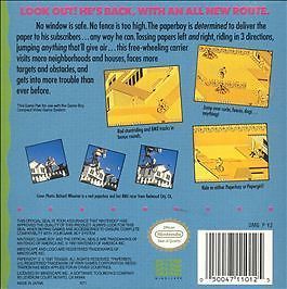 Paperboy 2 (Nintendo Game Boy, 1992)