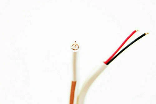 RG59 WHITE 500FT BULK SIAMESE CABLE 20AWG+18/2 CCTV SECURITY CAMERA WIRE - Image 4 of 4