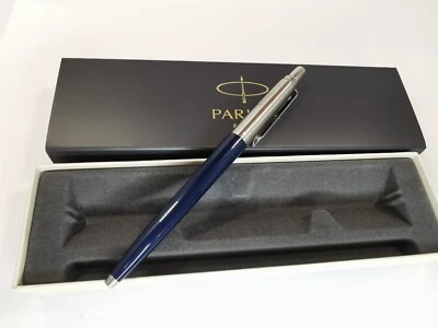 Kugelschreiber Parker JOTTER dunkel Blau + Persönliche Gravur Geschenk