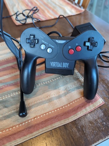Nintendo Virtual Boy With Three Games And AC Adapter And AC Adapter Box READ! - Picture 8 of 24